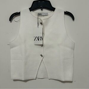 Zara Button Up Vest